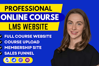 build complete wordpress lms website for online course, membership and coaching