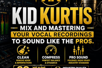 mix and master your singing, rapping, or voiceover vocals