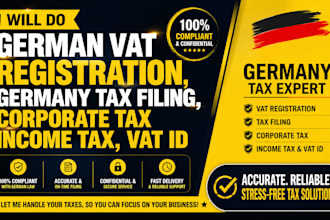 do german vat registration, germany tax filing, corporate tax income tax, vat id