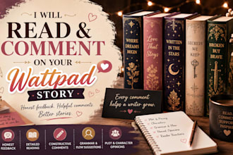 read and comment on your wattpad story
