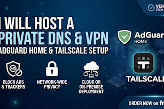 setup adguard home and tailscale VPN on cloud or on premise