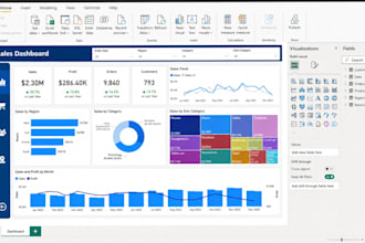 create professional power bi dashboards and reports