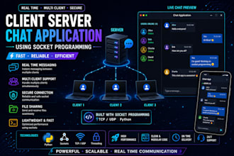 create client server chat applications using  socketio