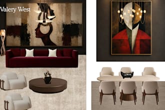 create a modern interior design moodboard for your space