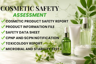 review and do safety data sheet for your cosmetic product, cpnp, scpn