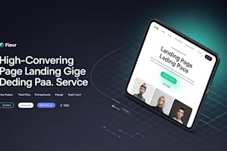 design a high converting landing page that drives leads and sales