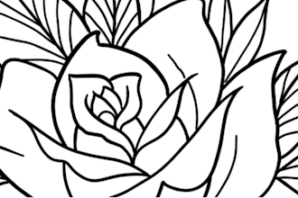 design feminine floral tattoo artwork