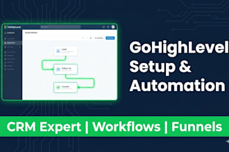 set up gohighlevel CRM with automation workflows for your business