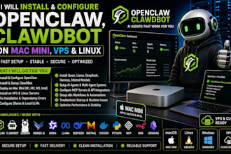 set up install openclaw clawdbot set up open claw clawdbot on mac mini bot, vps