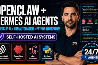 setup paperclip ai openclaw hermes agent n8n ai automation python ai automation