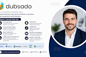 setup dubsado and honeybook crm account, dubsado workflow automation setup