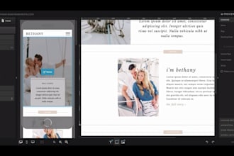 design and customize showit website or template