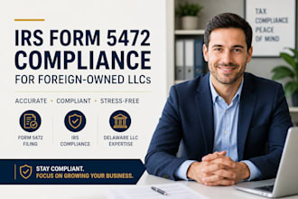file irs form 5472 and 1120 for foreign owned llc