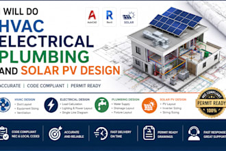 do hvac electrical plumbing and solar pv design