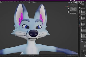 create rig 3d vtuber for vroid vrchat vrm 52 arkit blendshape in blender