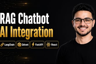 build a custom rag chatbot with langchain, qdrant, fastapi