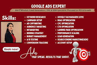 setup and manage your google ads,  PPC campaigns