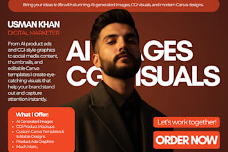 create ai images cgi visuals and custom canva designs for your brand
