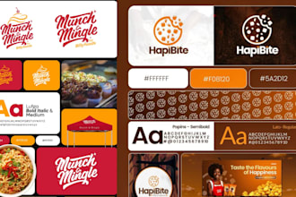design corporate brand identity, branding kit, logo and brand style guide design