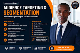 create audience research and customer segmentation strategy
