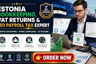 handle estonia monthly bookkeeping payroll vat returns tsd tax declarations