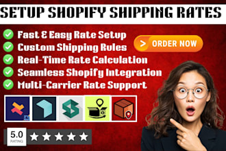 setup shopify shipping rates shipx shipzip boxify easyship parcelify rm shipez