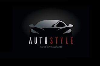design a custom automotive logo for racing, tuning and auto repair business