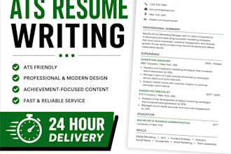 rewrite and optimize your ats resume or CV
