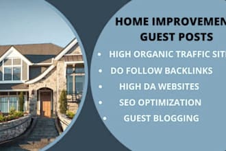 publish home decor guest posts on high da websites