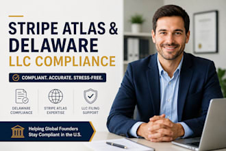 handle stripe atlas taxes delaware filing and llc compliance