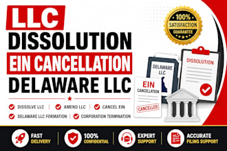 dissolve llc, cancel ein, amend llc, delaware llc and corporation