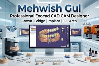 create realistic cad cam dental designs using exocad