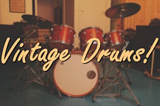 program realistic vintage drums