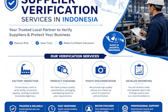 verify suppliers and inspect factories in indonesia