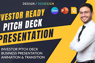 design a vc quality investor pitch deck and startup fundraising strategy
