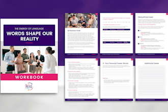 create a professional branded workbook and fillable PDF