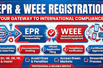 do epr registration for amazon germany france italy, lucid, batteries and weee