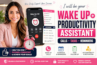 be your wake up call accountability and reminder assistant