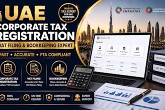 do uae corporate tax registration, vat filing and bookkeeping