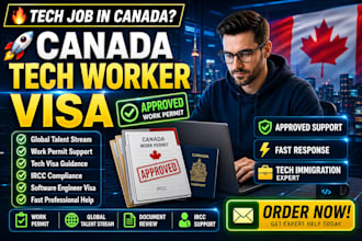 help with canada UK USA tech work permit application
