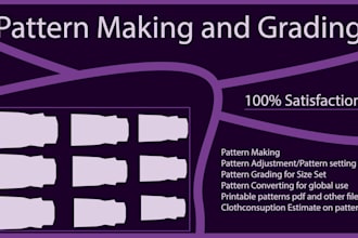do garments pattern making and grading