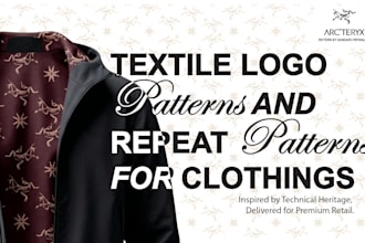 create custom textile logo patterns