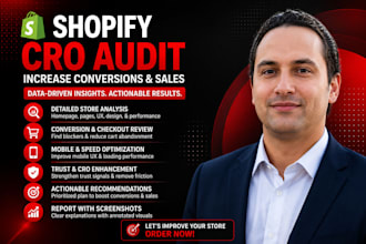 complete shopify store audit shopify SEO audit cro analysis