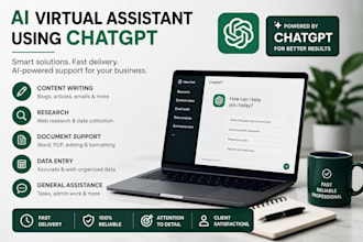 be your ai virtual assistant using chatgpt