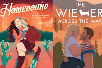 do book cover design romance book cover ebook cover character illustration