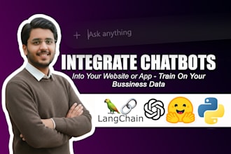 develop ai chatbot with rag and website integration