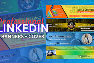 design professional linkedin banner