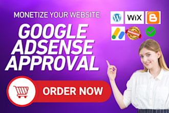 create google adsense approval for wordpress blog wix website landing page