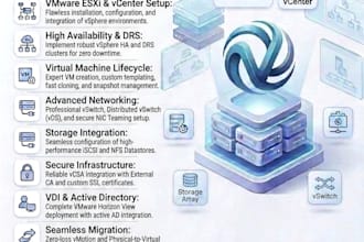 setup and fix vmware esxi vcenter and hyper v