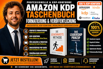 ich formatierung und veroffentliche dein taschenbuch für amazon  und tredition